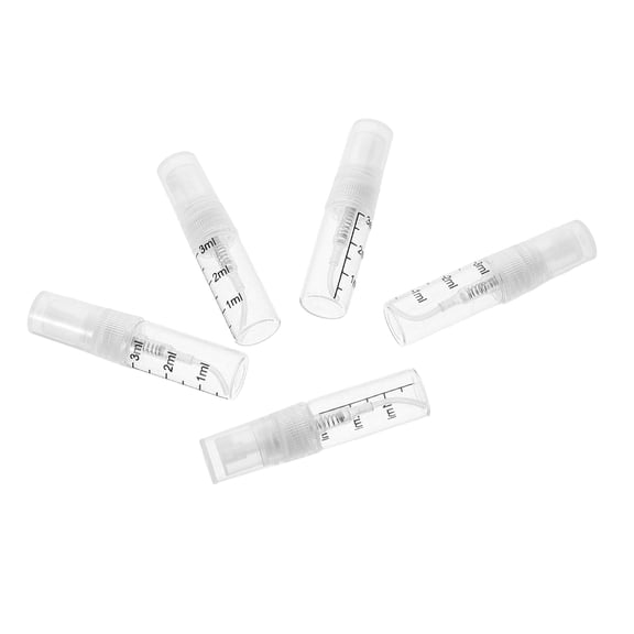 ADDHAT 5-Pack Small Travel Bottles for Essential Oils, Aromatherapy, Liquid Storage, Leak-Proof, Portable, Refillable Containers