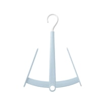 Oggfader Shoe Drying Rack Windproof Rotating, Light Blue Plastic Multifunctional Foldable Space Saving for Shoes Socks Hats