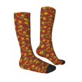 thumbnail image 3 of Fotbe Fall Leaves print Women's Men's Novelty Crew Socks Cotton Socks Knee High Socks for Walking,Running,Nurses,Pregnancy, 3 of 8