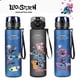 thumbnail image 3 of Botella de agua Lilo & Stitch de 560/600/400 ml para niños, portátil, de plástico transparente, con pajita, para exteriores, gran capacidad, para deportes, L-4, 3 of 6