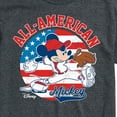 thumbnail image 3 of Disney - Americana - Mickey Americana Baseball - Adult Short Sleeve Graphic T-Shirt, 3 of 5
