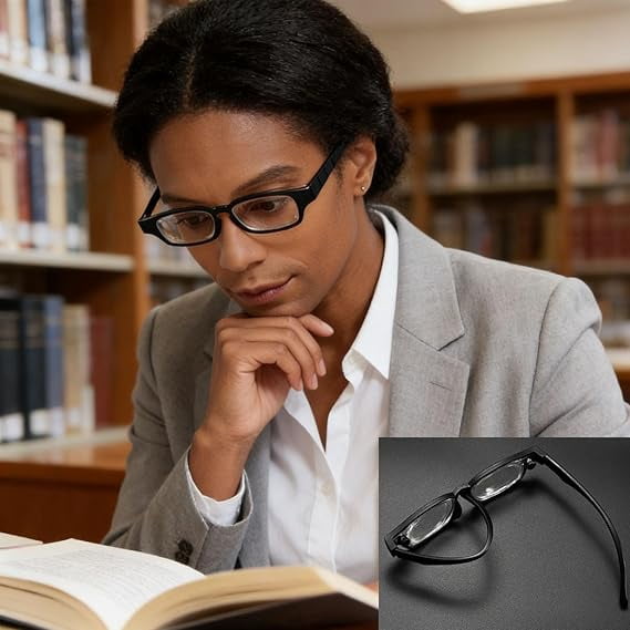Zoometra-Adjustable Eye Glasses for Women Men, Auto Focus Glasses Self Adjusting, Anti Blue Light Multi Point Eyeglasses