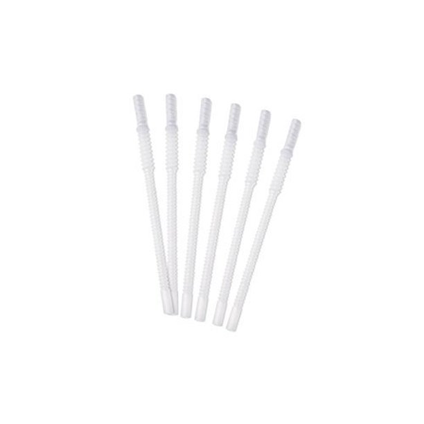 Tervis Tumbler, 6 Clear, Flexible Straws
