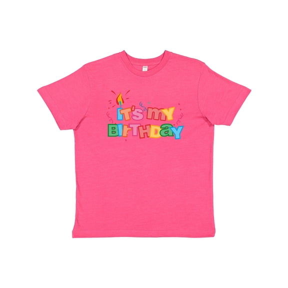 Inktastic It's My Birthday Letters Youth T-Shirt