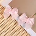 thumbnail image 4 of 100pcs Ribbon Bows Flowers Handmade Hair Bows Accessories Materials Small Fresh Patterns Crafts Ornaments Gift Decor (Pink), 4 of 8