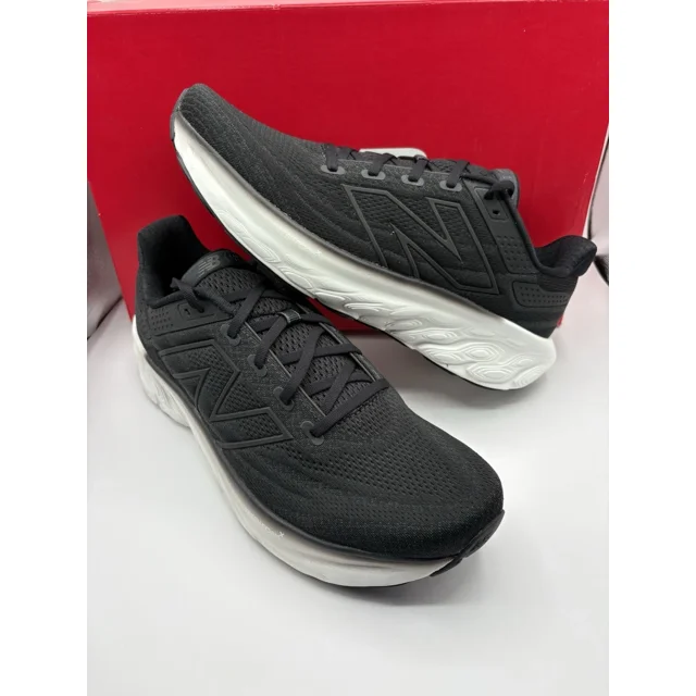 New Balance FF X 1080 V13 Men Size 7.5 D Black White Running Comfort Sneakers