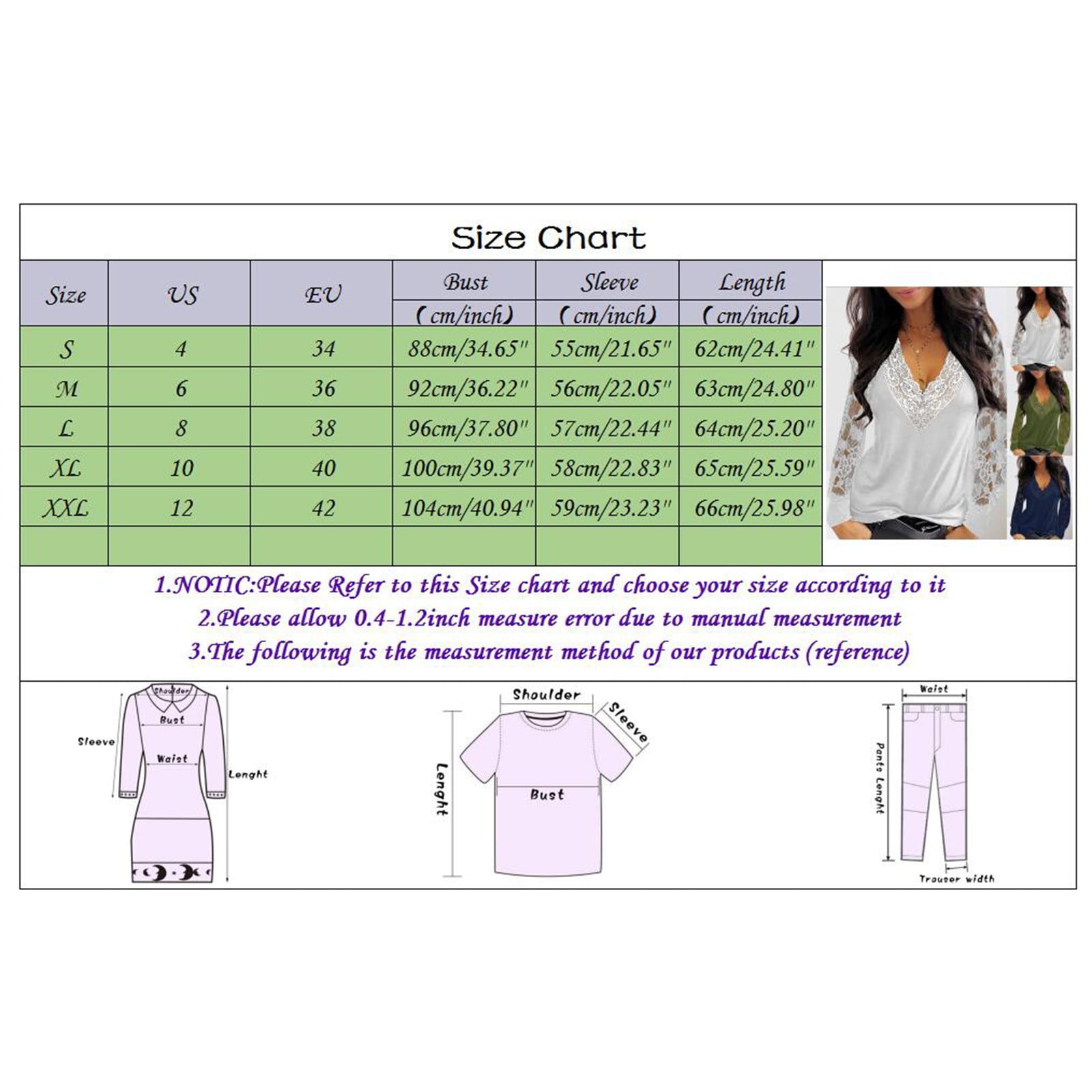 NKOOGH Women T Shirts Womens Neck Long Sleeve Thermal Shirts Fashion  Women'S Casual Top Blouse Lace Mesh Stitching V-Neck Long Sleeve Top Shirt  Elegant Solid Top 