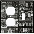 thumbnail image 5 of Metal Light Switch Plate Cover Cafe Diner Coffee Sign COF022, 5 of 13