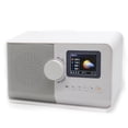 thumbnail image 1 of ahiya Radio Digital Internet Wi-Fi Radio Receiver Stereo Speaker Preset Recall Playtime Alarm Remote APP Button control 2.4" LCD Full Color Display 3.5MM Headphone Socket DC Adaptor White, 1 of 6