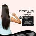 thumbnail image 3 of Allegro Combs 61 XL Rat Tail Combs Wide Tooth Comb Detangling Hair Styling Coarse Hair For Women Made In USA 3 Units Black, 3 of 4
