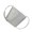 Silver, variant on All-Matching Shoulder Crossbody Bag for Women Commuting Bag Stylish Bucket Bag