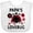 AA-White, variant on Inktastic Valentine's Day Papa's Lovebug Boys or Girls Baby Bib