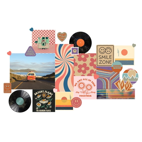 WallPops Retro Collage Wall Decals- Tween