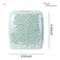 thumbnail image 4 of Whole Housewares Mosaic Glass Tissue Holder Decorative Tissue Cover Square Box | 1, 4 of 7
