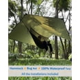 thumbnail image 3 of Hamaca para Camping Sunyear con Lona Impermeable y Mosquitero 100% Resistente al Agua, 3 of 7