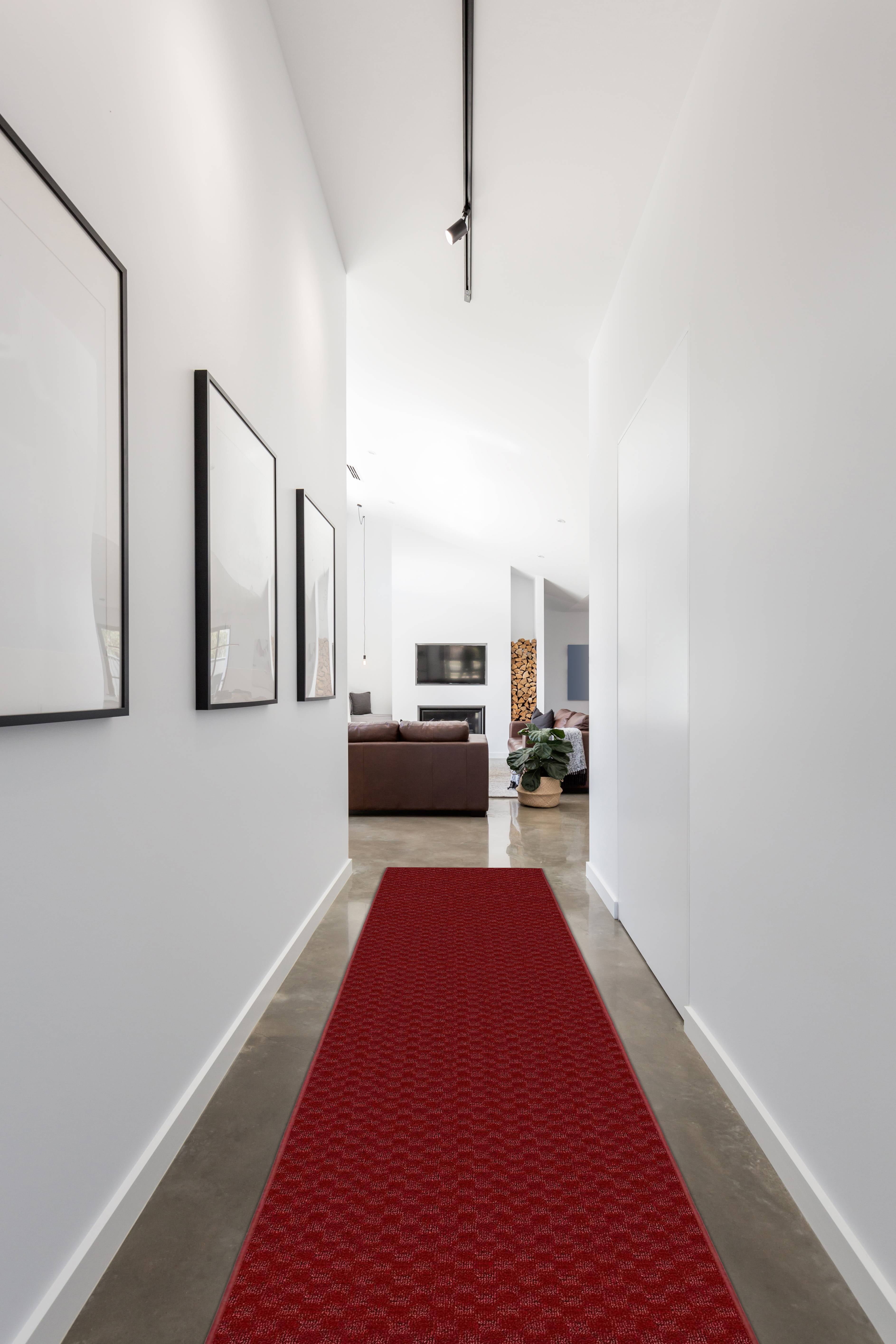 Garland Rug Medallion Chili Red Indoor Runner Rug, 3' x 8'
