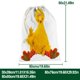 thumbnail image 3 of Big Bird Bolsa de regalo con cierre de cinta navideño para decoración de Navidad,40cm×52 cm., 3 of 6