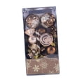 thumbnail image 4 of Set de 30 adornos navideños de bolas brillantes para el árbol de Navidad. Ideales para decorar tu árbol de Navidad, celebrar fiestas y el hogar. Marrón, 4 of 8
