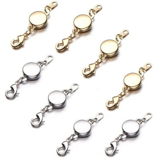 SAUVOO Stainless Steel 8 Shape Clasps&Hooks Steel Color Bracelets Clasps  for DIY Bracelet Necklace Making Fine Jewelry Finding