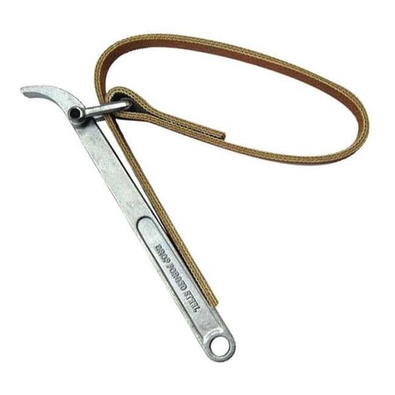 Westward Strap Wrench,Steel,9" Hndl,22-7/16" Strp 23M601