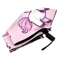 thumbnail image 6 of Lively Unicorn and Cloud Compact Sun Umbrella Windproof Travel Umbrellas for Rain Strong Portable UV Protection, 6 of 8