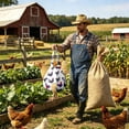 thumbnail image 6 of Chicken Carrier Bag With Closure And Long Strap, Handheld Poultry Transport Bag For Outdoor Use, Lightweight Canvas Chicken Tote For Travel And Farm,A - One Size, 6 of 6