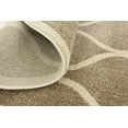 thumbnail image 2 of Unique Loom Trellis Round Geometric Modern Area Rugs, Beige, 2 of 3