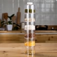 thumbnail image 4 of Spice Jar Pepper Shaker Box Spice Tower Tools Transparent Seasoning Cans Kitchen Rack Condiment Bottles, 4 of 6