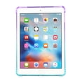 thumbnail image 3 of Rainbow Translucent Back Cover Case for Apple iPad Pro (9.7-Inch) (A1673 A1674 MLMN2LL/A) Tablet - TECH CIRCLE Slim Thin Lightweight Case Protective Cute Back Cover (Purple Green), 3 of 7