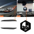 thumbnail image 3 of Sidaley 2 uds pegatinas de coche embellecedor de fibra de carbono tira de faros cejas cubierta piezas suministros reemplazo para 3 2010 2013 M3 Bombillas para automóviles Sidaley VI021542-00B, 3 of 6