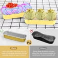 thumbnail image 3 of Mini Loaf Baking Pans with Lids and Spoons (50 Pack, 6.8oz) Rectangle Muffin Baking Tins Containers - Cupcake Containers Wrappers Cheesecake Creme Brulee Ramekins - Gold, 3 of 12