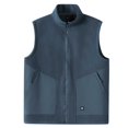 thumbnail image 2 of Dxzfnsa Men's Winter Vests Outdoor Padded Solid Color Puffer Vests Thick Fleece Sleeveless Jackets with Pockets Warm Stand-up Collar Tank Tops for Men, 2 of 7