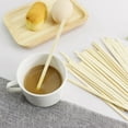 thumbnail image 7 of Disposable Wooden Coffee Stirrer Round Birch Wood Stirrer 100 Set Of Wooden Stirrer Coffee Stirrer Mixer Bakeware Easy To Use, 7 of 7