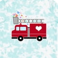 thumbnail image 4 of Inktastic Easter Red Firetruck with Pink Hearts Boys or Girls Toddler T-Shirt, 4 of 5