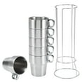 thumbnail image 6 of Encounter,Stainless Steel Water Coffee Cup Set Modern Stackable Heat Insulation Mug with Cup Holder Stand, 6 of 9