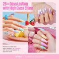 thumbnail image 2 of Kit de esmaltes de uñas en gel MEFA, 32 colores con luz UV, juego de 54 piezas, 2 of 9