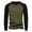 Army Green, variant on VJATTWR Men's and Big Men's Tech T-Shirt with Long Sleeves, Sizes S