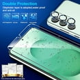 thumbnail image 4 of 3 Pack Glass Screen Protector for Samsung Galaxy S25 [6.2 inch] + 3 Pack Camera Lens Protector, 9H Tempered Glass, Fingerprint Unlock, HD Clear Case Friendly Anti-Scratch, 4 of 6