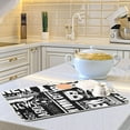 thumbnail image 6 of Street Art Dish Drying Mat for Kitchen Counter, Ultra Absorbent Reversible Microfiber Dishes Drying Rack Pad Heat-resistant Mats 16x18in, 6 of 7