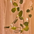thumbnail image 4 of LED String Lights Artificial Garland Green Leaf Plants Vine Battery Operated Fairy String Lights for Wedding Party Home Wall Decor, 4 of 8