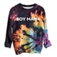 thumbnail image 1 of Camiseta de manga larga con cuello redondo para mujer a la moda, blusa holgada con estampado de letras de otoño Fridja ghj987+5217, 1 of 3