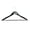 Black, variant on Simpli Furnished Non-Slip Wooden Hangers for Clothes with 360Degree Rotating Hooks, 18"x9.2", 60 Pack, White
