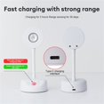 thumbnail image 3 of Wireless Picture Light Battery Operated 1200mAH Rechargeable Painting Light PIR Infrared Motion Stepless Dimming Art Display Light White-3-color, 3 of 5