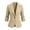 Blazers for women Khaki, variant on Blazers for Women Plus Size Solid-Color 3/4-Sleeve Lapel Button-Up Pocket Business Casual Blazer Blue XXL