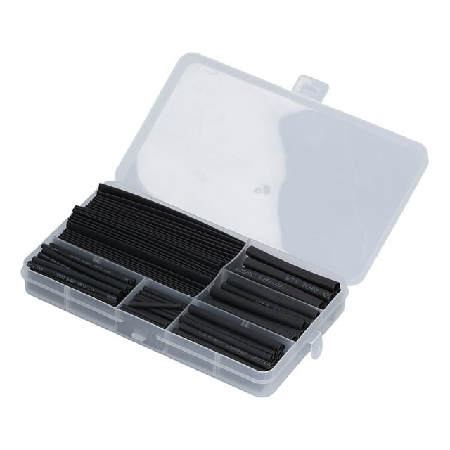 Tubo de conexión eléctrica, 170 piezas de tubos termorretráctiles, kit surtido de envoltura de cables eléctricos, tubo termorretráctil de aislamiento de alto rendimiento