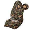 thumbnail image 6 of Bulopur Camo Hunting Branch Car Seat Cover Towel Waterproof Front Seat Cover for Summer Non Slip Athletic Towel for Outdoor Camping Fit SUV Sedan Truck, 6 of 8