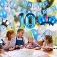 thumbnail image 4 of Rubber Holiday Balloon Decoration Kit Happy Birthday Balloons Birthday Decoration Set, 4 of 7