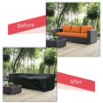 thumbnail image 4 of Mobilier de Jardin Imperméable Robuste pour Patio Extérieur Grande Housse de Table en Rotin 12, 4 of 5