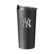 New York Yankees 20oz. Black Powder Coat Tumbler