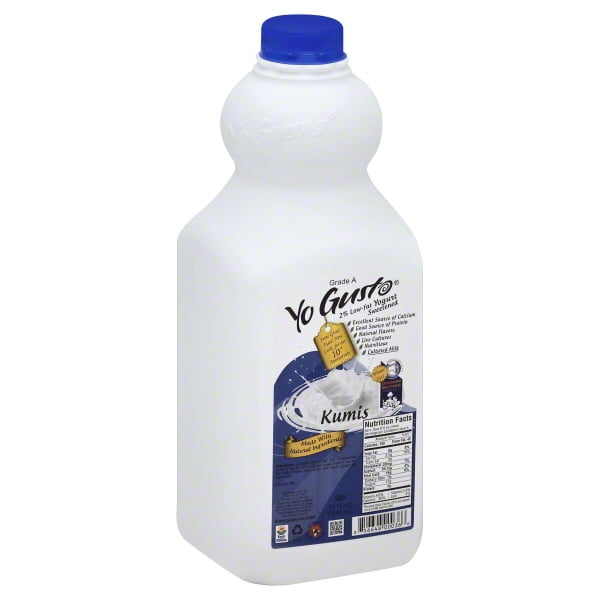 Yo Gusto 2 LowFat Kumis Yogurt Drink, 59 Fl. Oz